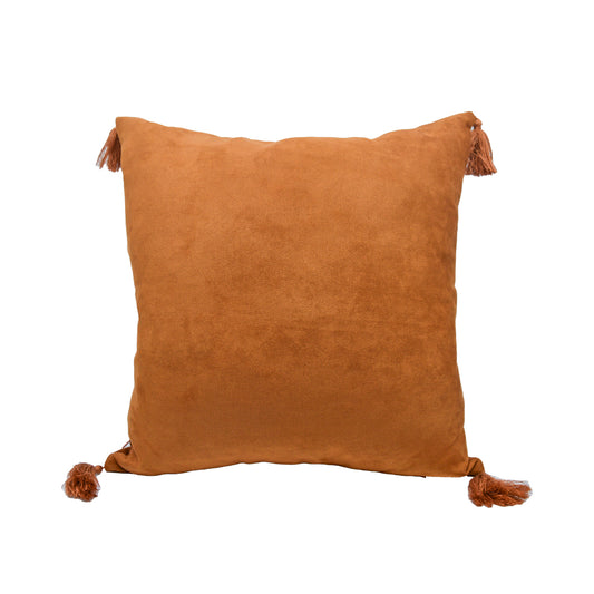River Suedette Cushion - Rust