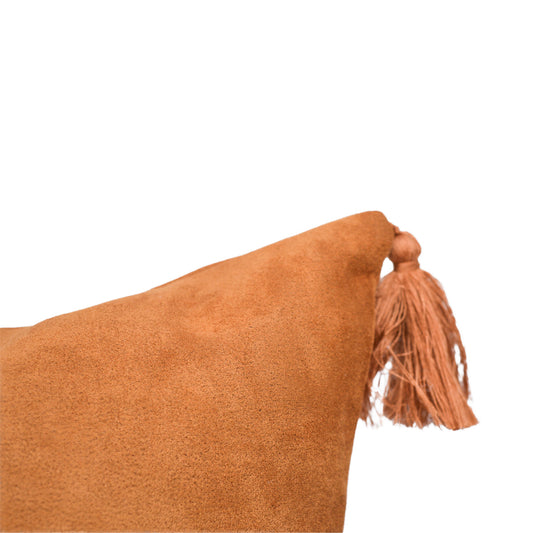River Suedette Cushion - Rust