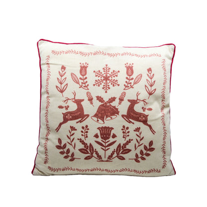 Red Scandi Cushion