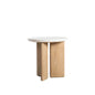 Infinity Side Table - Seashell Finish