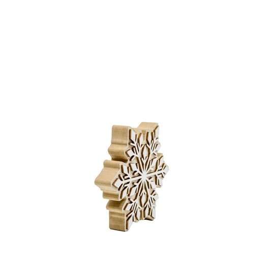 SM Wooden Snowflake Decor