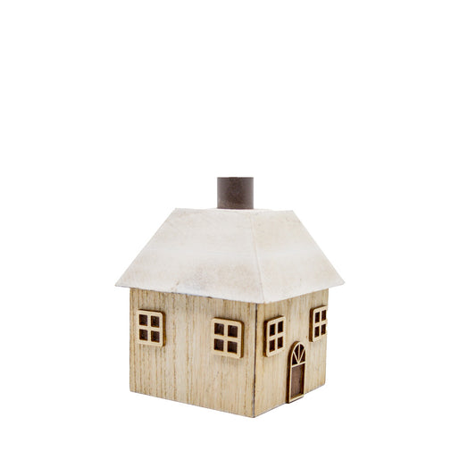 Square Wooden House