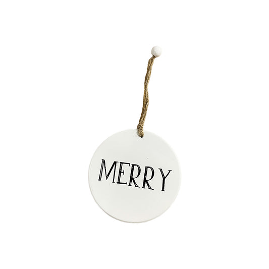 5" Round Ornament
