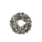 Pinecone Wreath with Silver Glitter