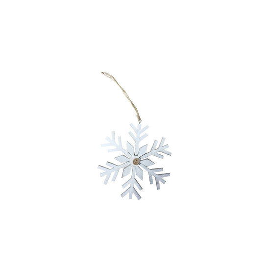 Wooden Snowflake Ornament