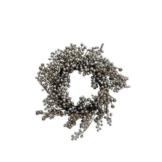 Silver Ball Wreath