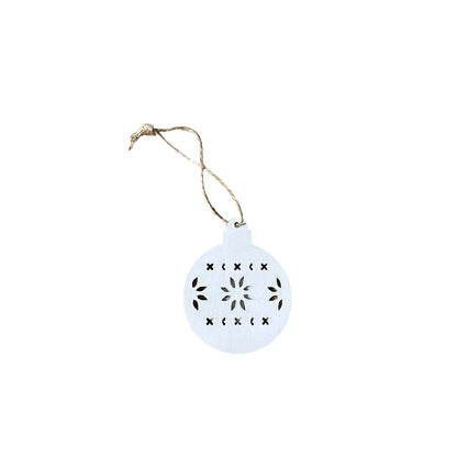 Ornament Carved Wood Ornament | Large