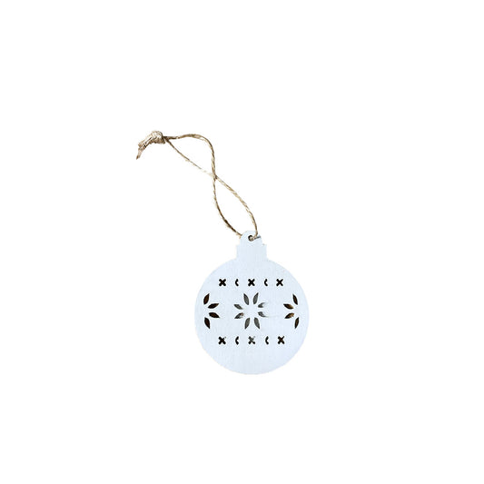 Ornament Carved Wood Ornament | Large