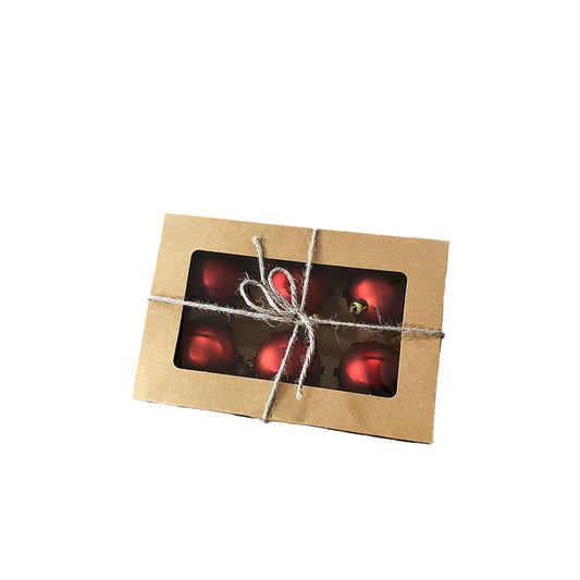 Shimmer Ornament (6 pack) | Red