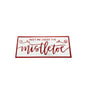 Meet Me Under The Mistletoe Metal Sign