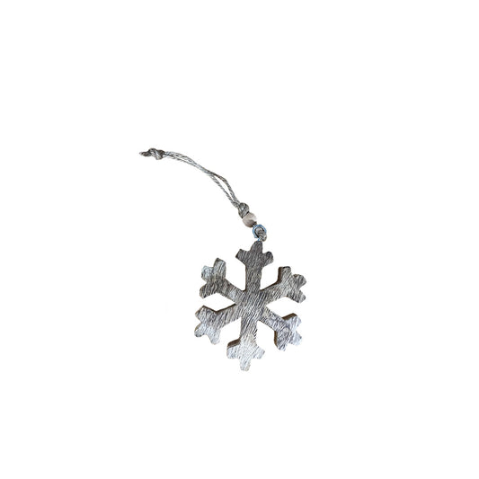 Wood Snowflake Ornament