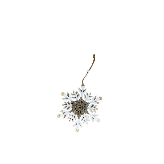 Small Glitter Snowflake Ornament