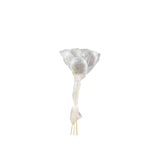 Silver Ball Stems (3 Pack)