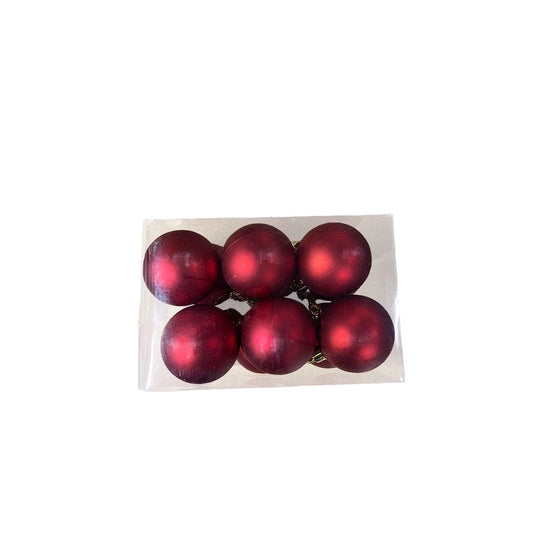 Bulb Ornament (12 pack) | Red