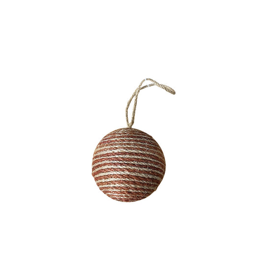 Jute Round Ornament