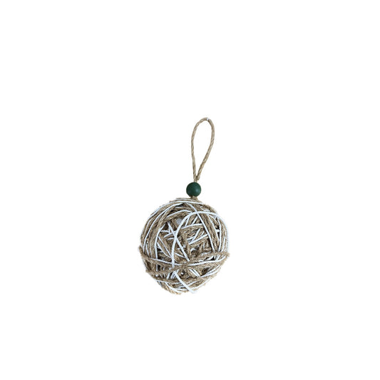 Jute Round Ornament