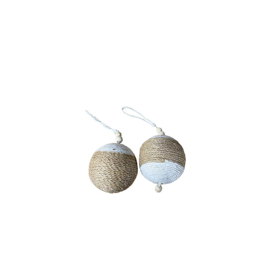 Jute Round Ornament