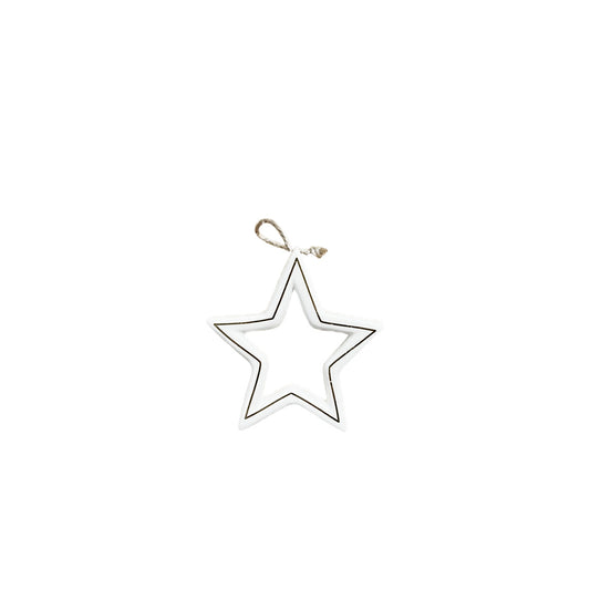 White & Gold Ornament