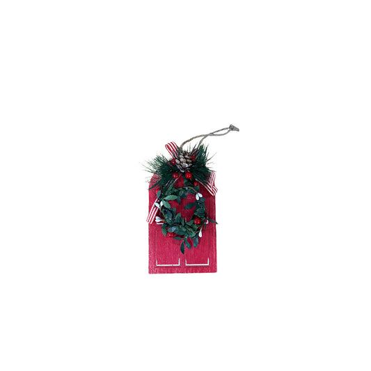 Red Door Ornament