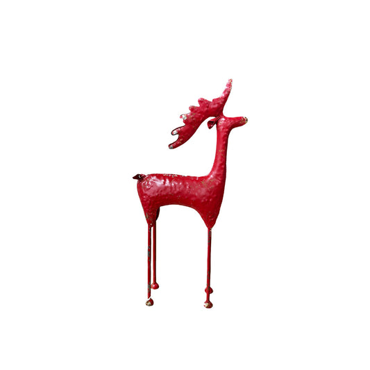 Red Reindeer Metal | Large