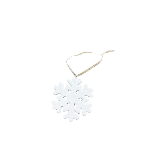 Ceramic Snowflake Ornament