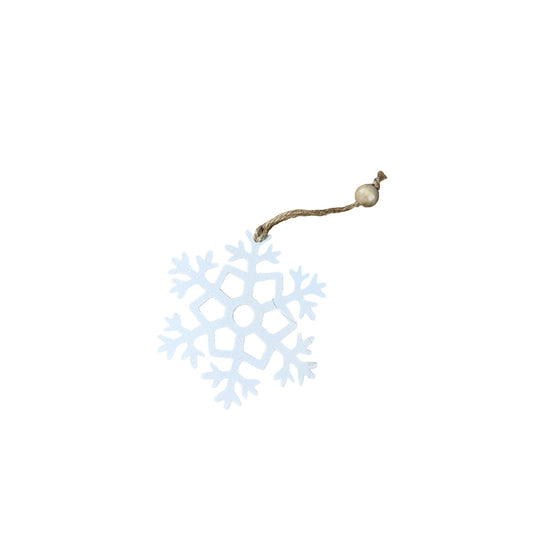 Flat Snowflake Ornament