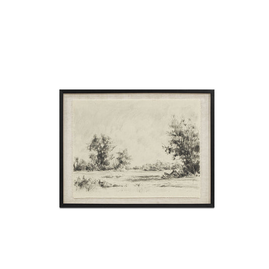 Briar Framed Print On Linen