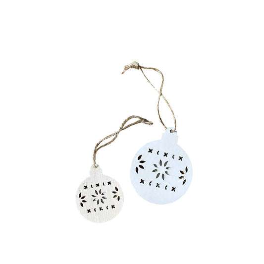 Ornament Carved Wood Ornament | Small