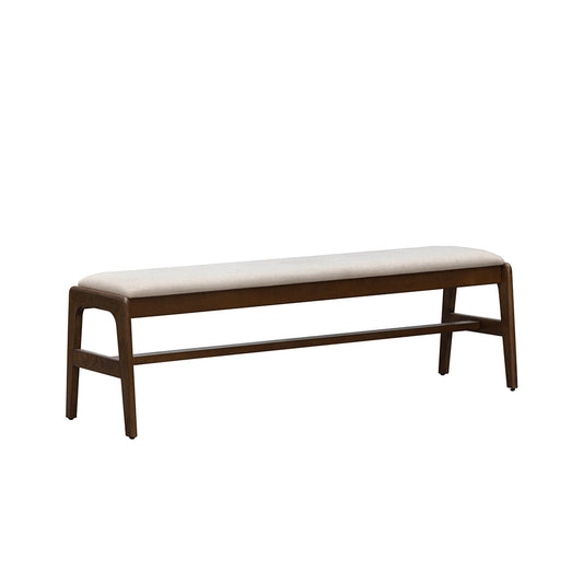 Remix Upholstered Bench - Cream