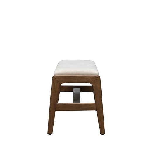 Remix Upholstered Bench - Cream