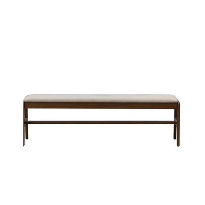 Remix Upholstered Bench - Cream