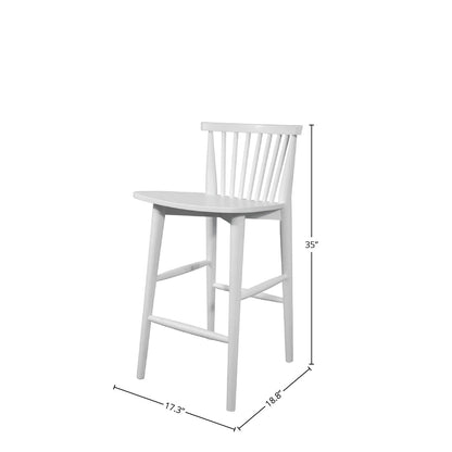 Easton Counter Stool | White