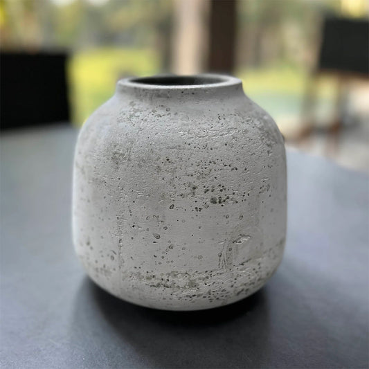 Taxco Small Vase | Antique White