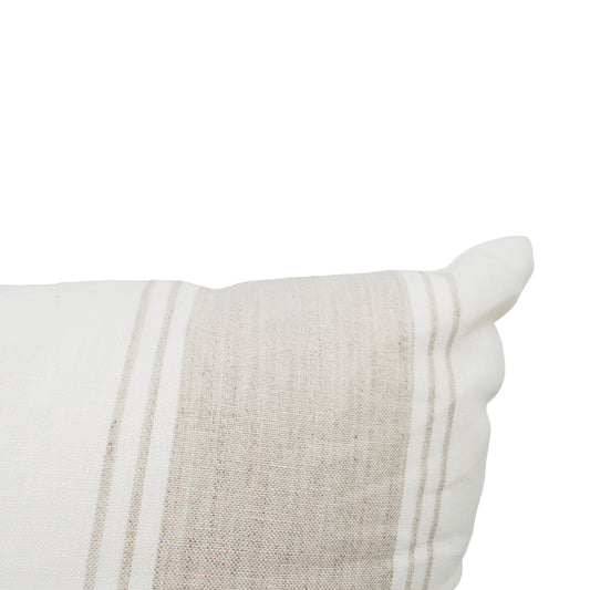 York Linen Striped Cushion