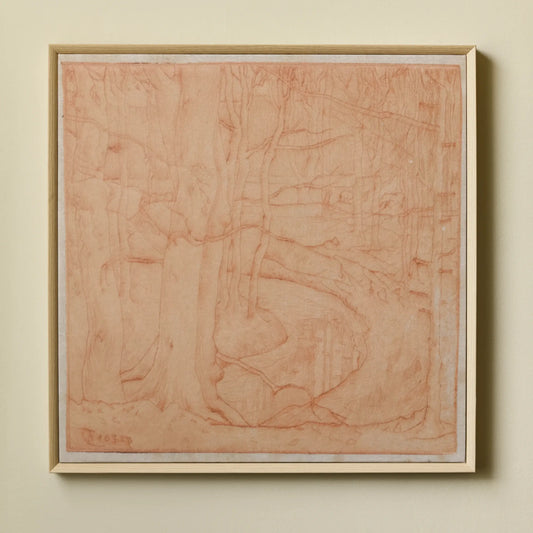 Painting In Het Bos by Jan Toorop Framed Wall Art on Canvas