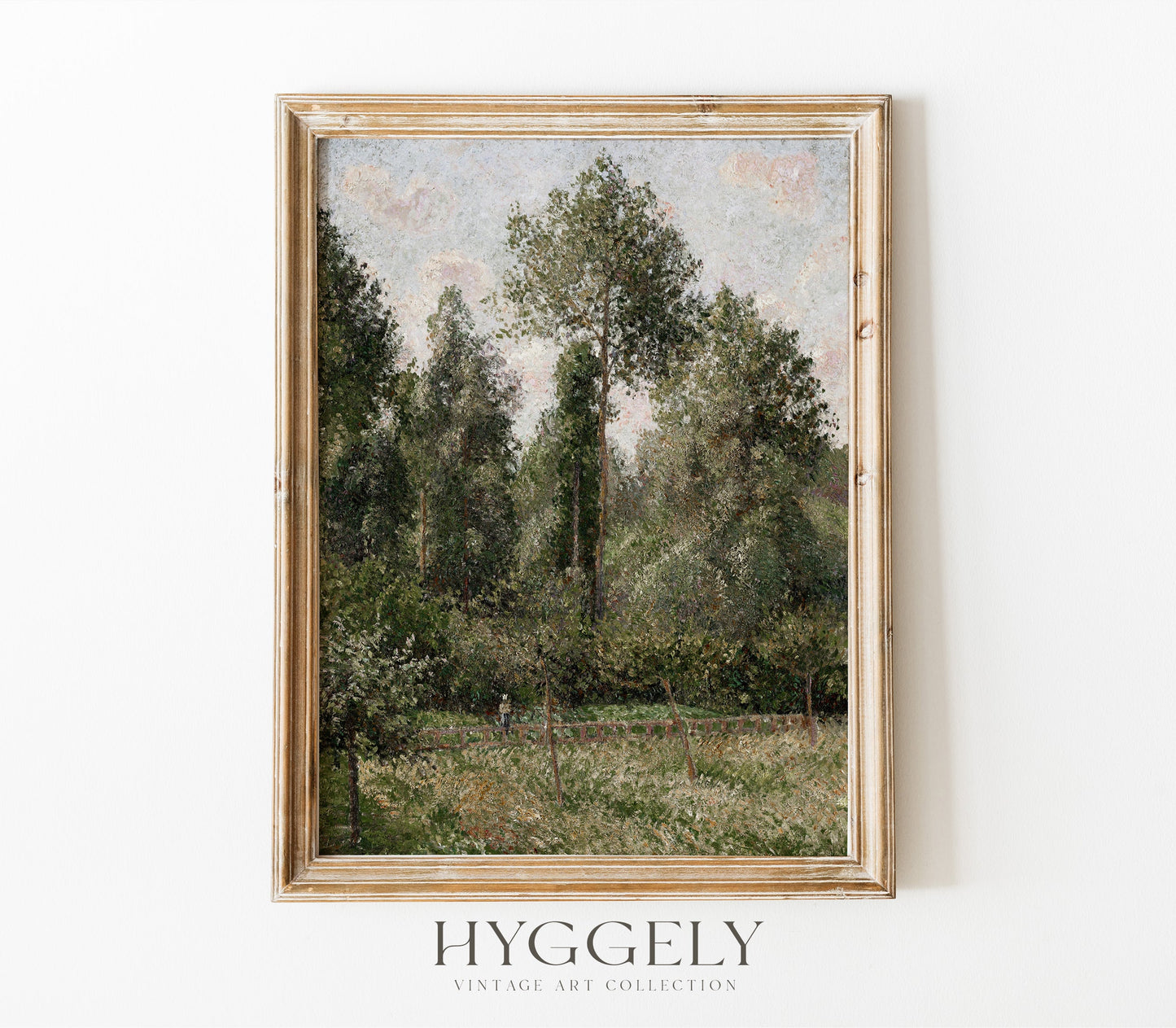 Vintage Tree Landscape Art Print L0192