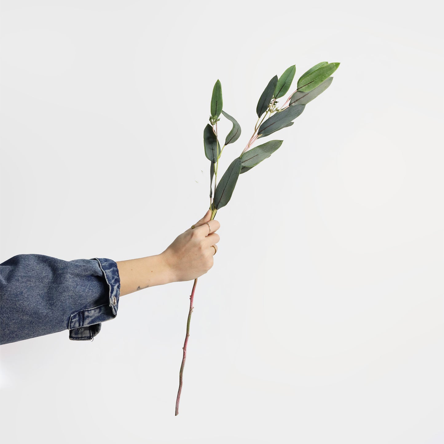 Faux Real Touch Willow Eucalyptus Spray