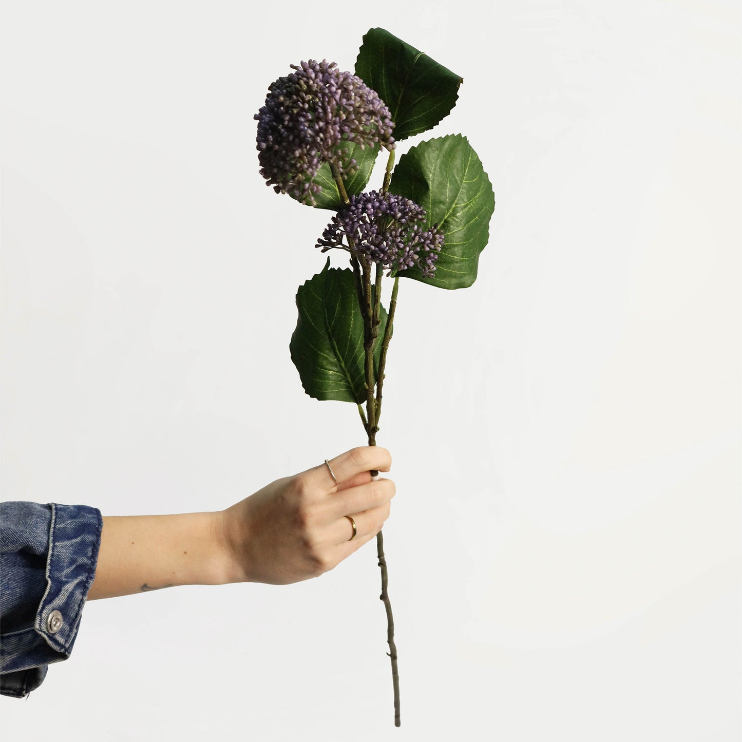 Faux Lavender Patrinia Spray