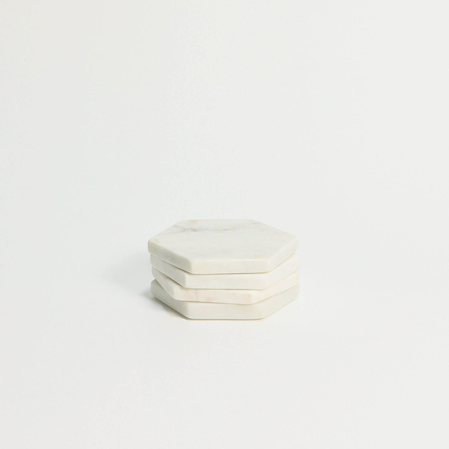 Stone Hexagon Coasters