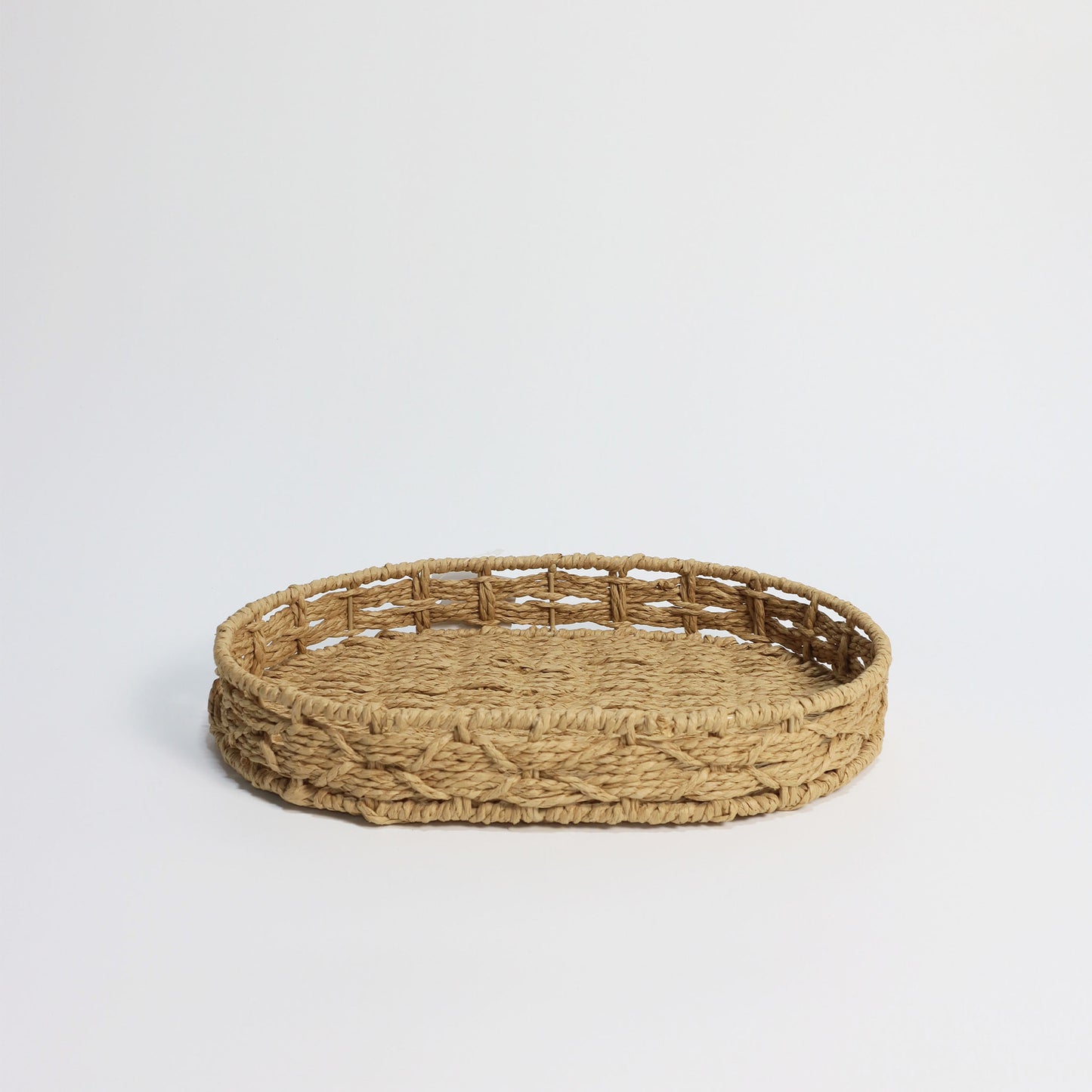 Oval Wicker Tray