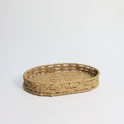 Oval Wicker Tray