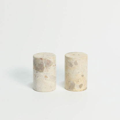 Leopard Stone Salt & Pepper Shakers