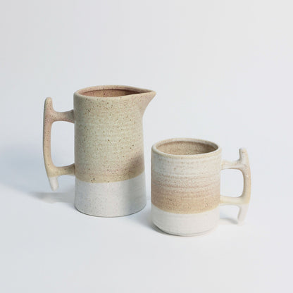 Two Tone Rustic Pitcher