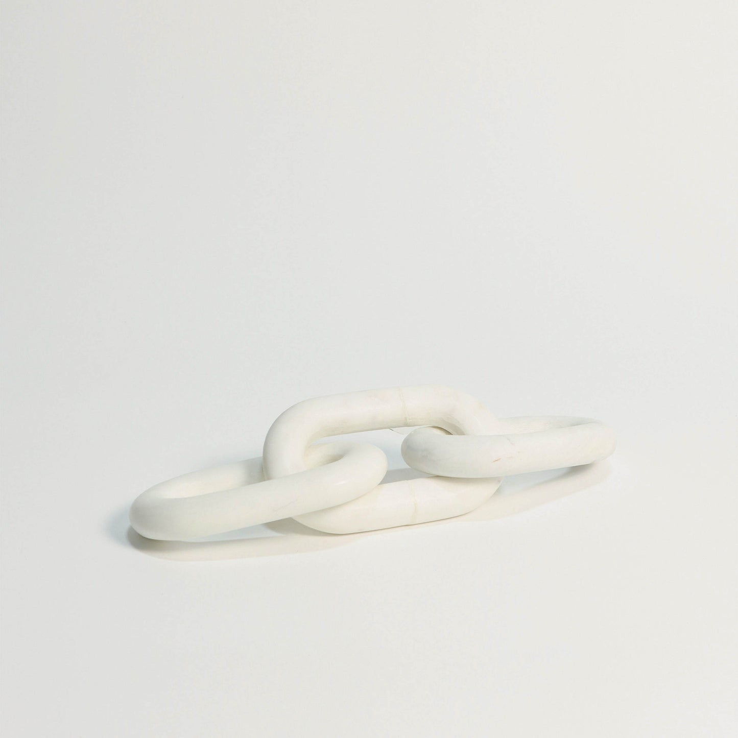 White Marble 3 Link Chain