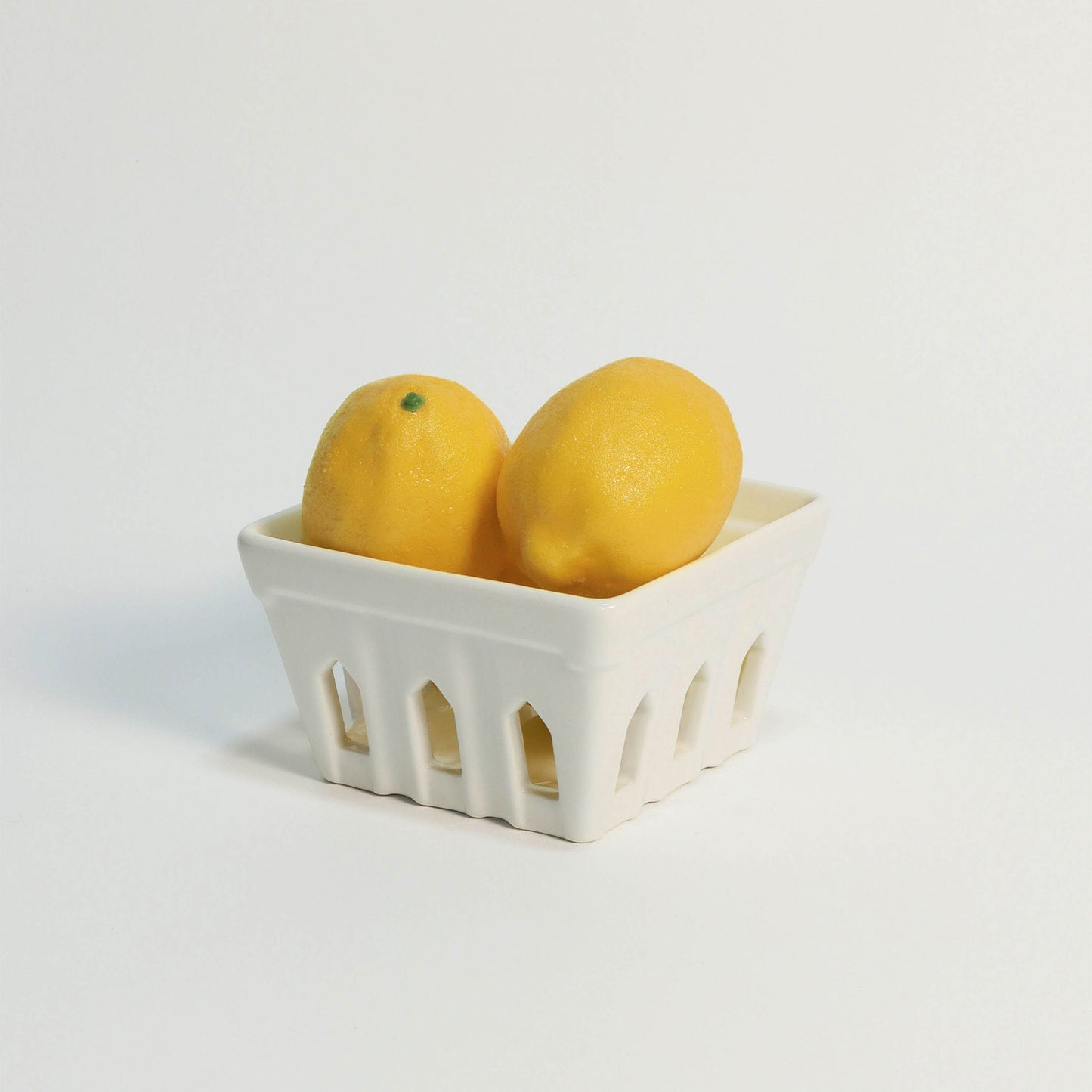 Ceramic Berry Crate | White