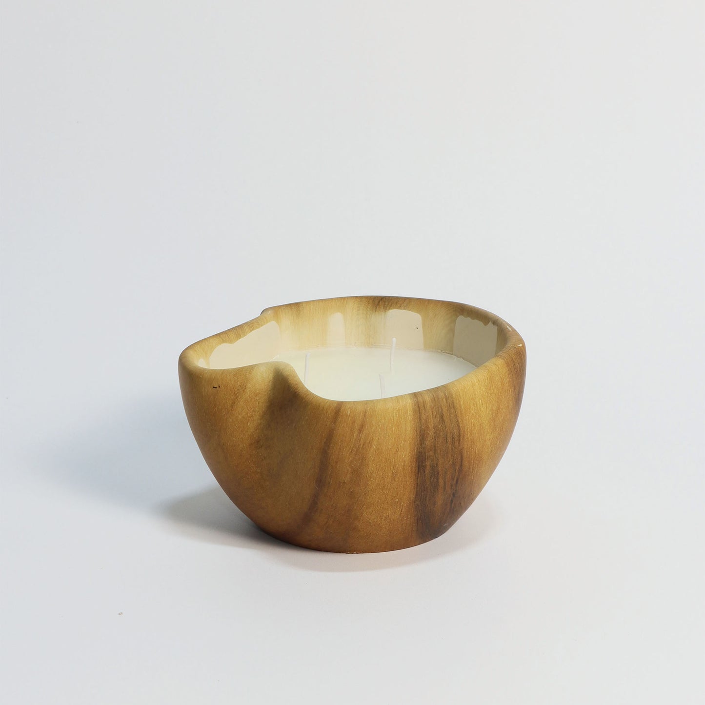 Organic Wood Vessel Candle