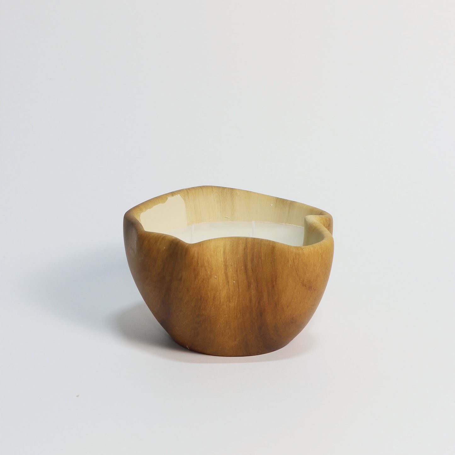 Organic Wood Vessel Candle