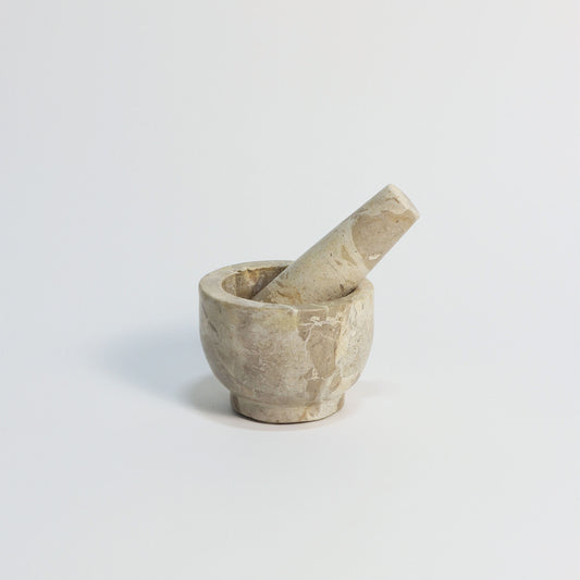 Leopard Stone Mortar & Pestle