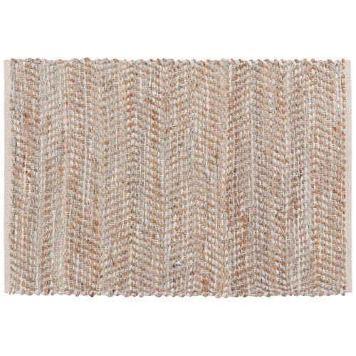 Miller Grey Leather Rug