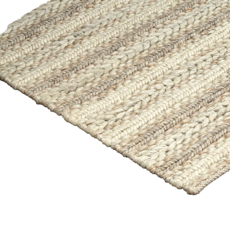 Aspen Hand Knotted Wool Natural Rug